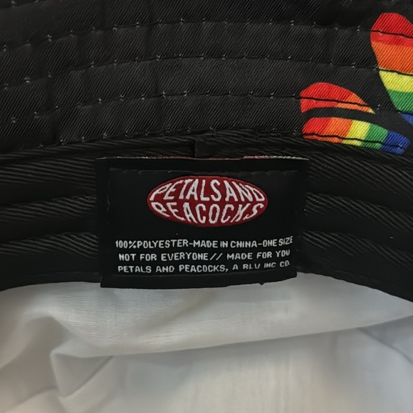 Petals & Peacocks Rainbow Flower Bucket Hat - Picture 3 of 4